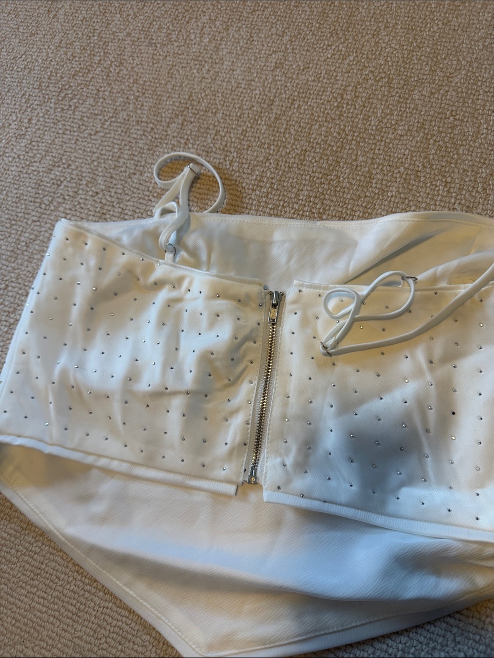 White Rhinestone SET - Picture 6 of 6